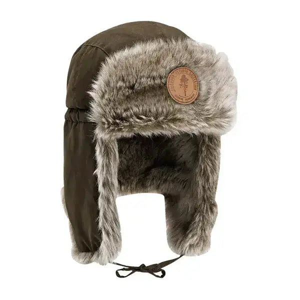 pinewood-winterkappe-murmansk-hat-suede-brown-ansicht-1