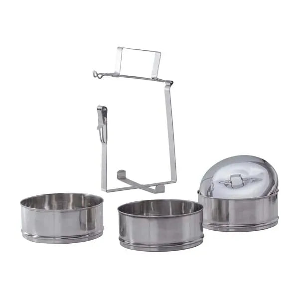 Fox Outdoor Fox Outdoor Speisebehälter 3-teilig silberfarben - ASMC