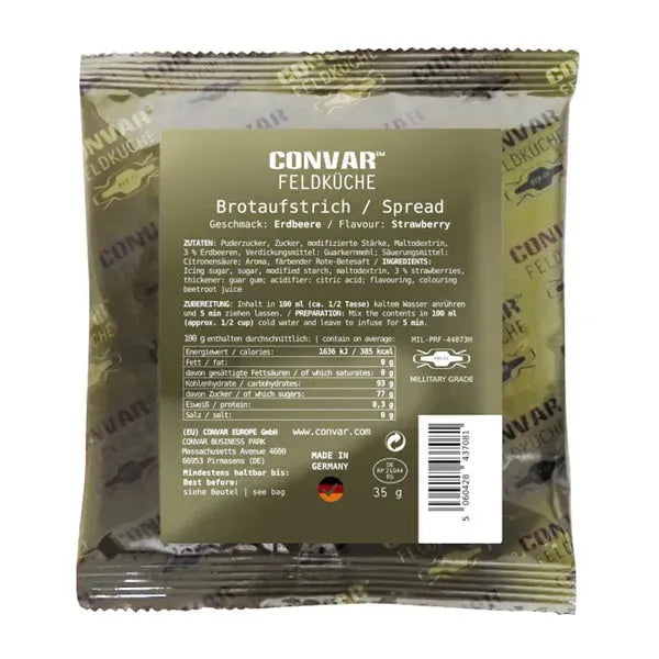 Convar-7 Feldküche Brotaufstrich Erdbeere - ASMC