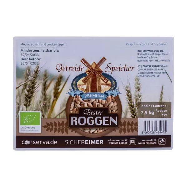 Convar-7 Bio Roggen DE-ÖKO-006 7.5 kg - ASMC