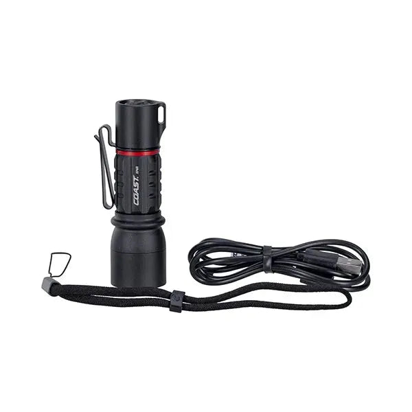 Coast Coast Taschenlampe XP6R 400 Lumen schwarz rot - ASMC