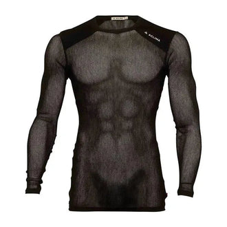 Sweatshirt WoolNet Light Crewneck jet black