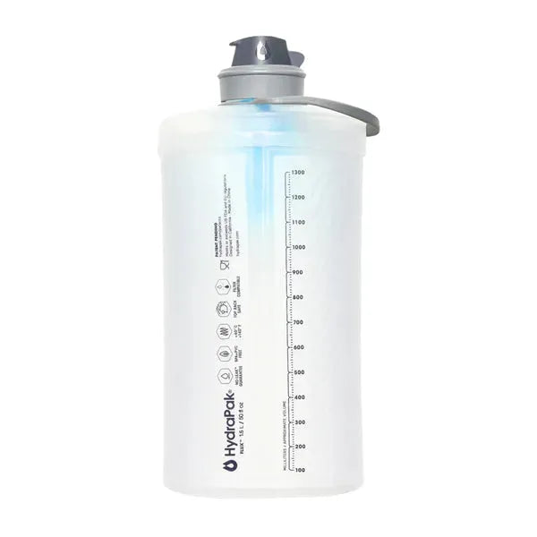 HydraPak HydraPak Trinkflasche Flux+ 1.5 L mit Filter weiß - ASMC