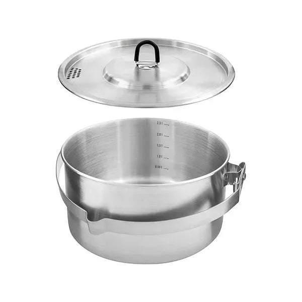 Topf Kettle II 2.5 L silberfarben