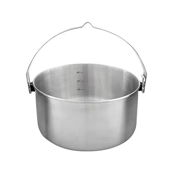 Topf Kettle II 4.0 L silberfarben