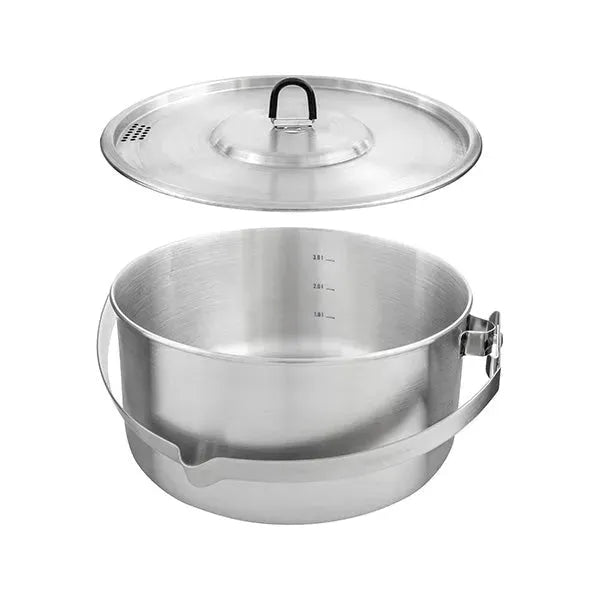 Topf Kettle II 4.0 L silberfarben