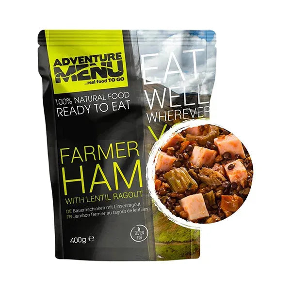 Adventure Menu Bauerschinken mit Linsenragout - ASMC