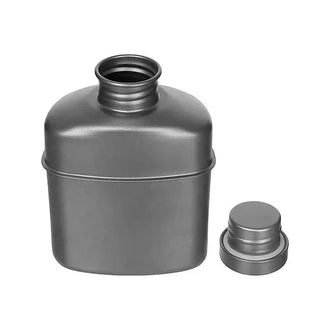 Trinkflasche Titan 1 L mit Tasche