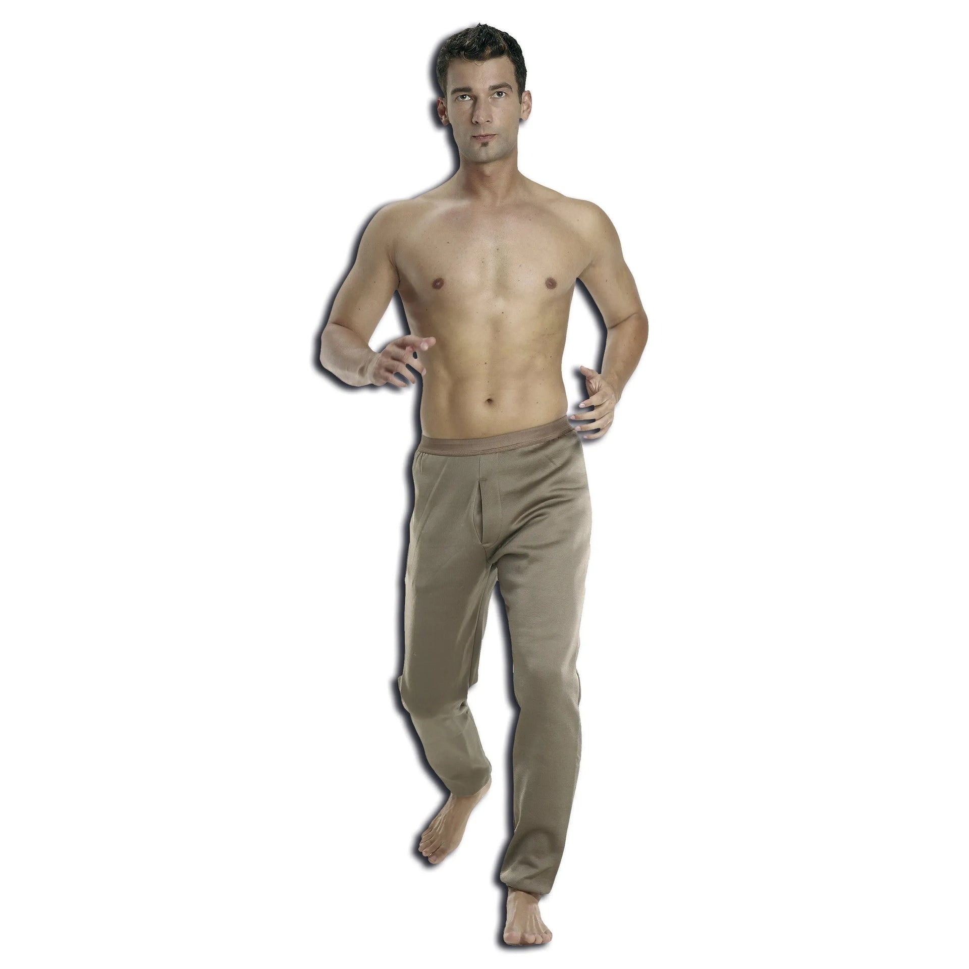 Unbekannt Unterhose lang Polyester braun - ASMC