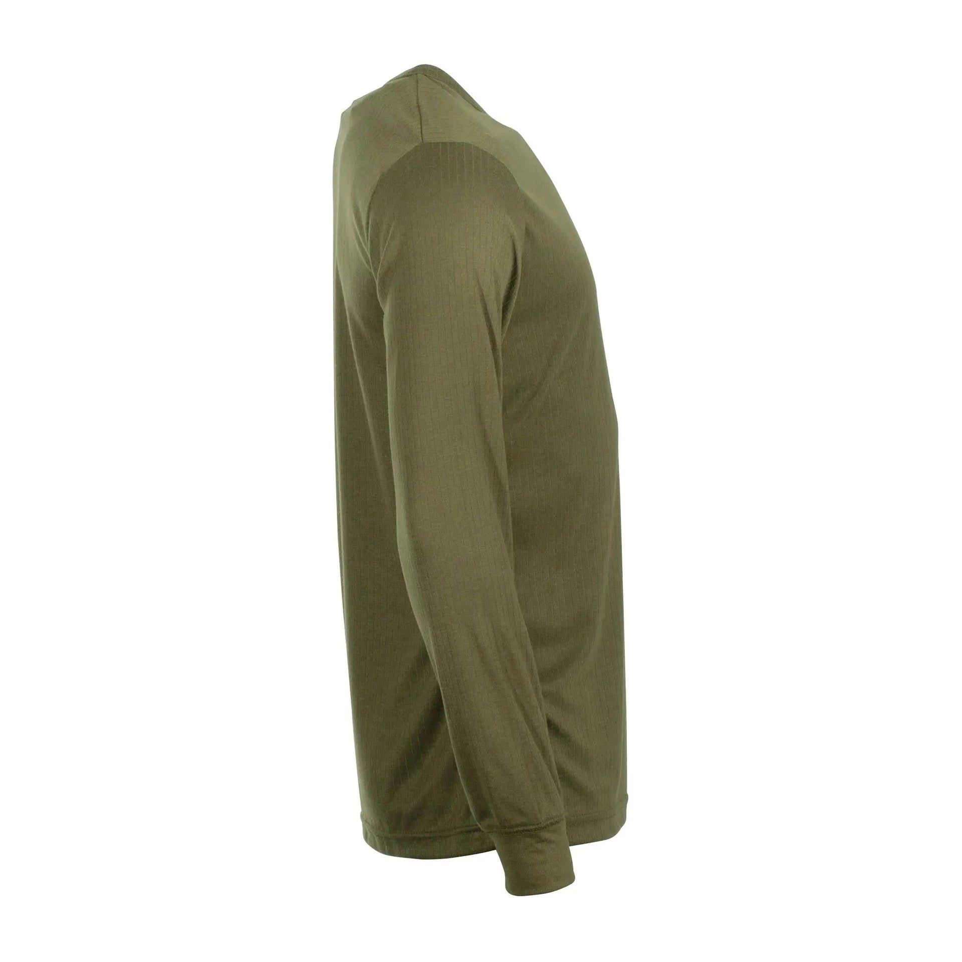 Langarmshirt oliv