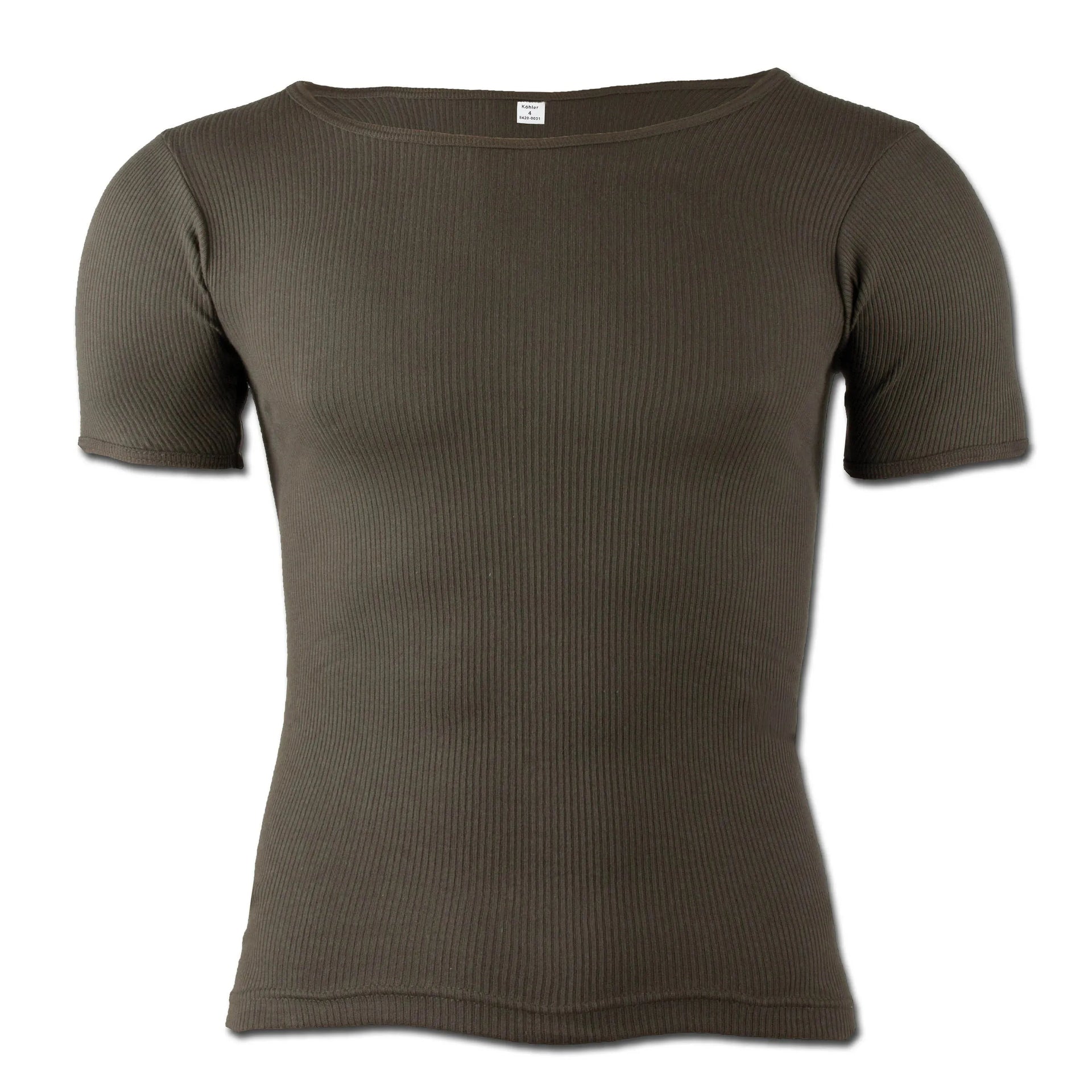 Leo Köhler BW-Doppelrippshirt TL oliv - ASMC