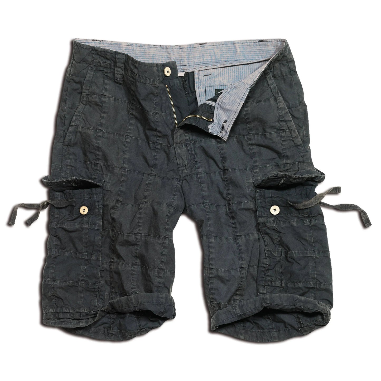 Surplus Checkboard Shorts schwarz - ASMC