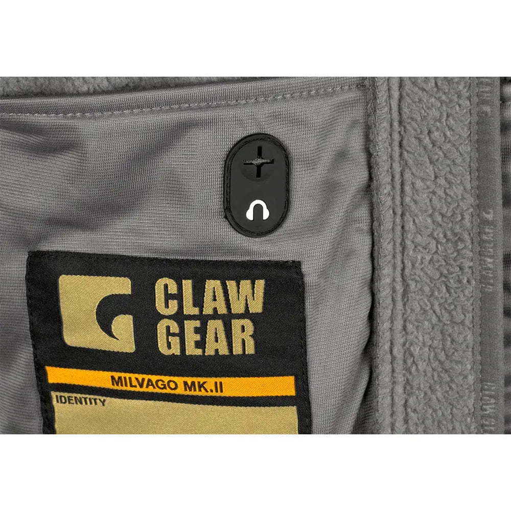 Clawgear Clawgear Hoodie Milvago MK II Fleece solid rock - ASMC