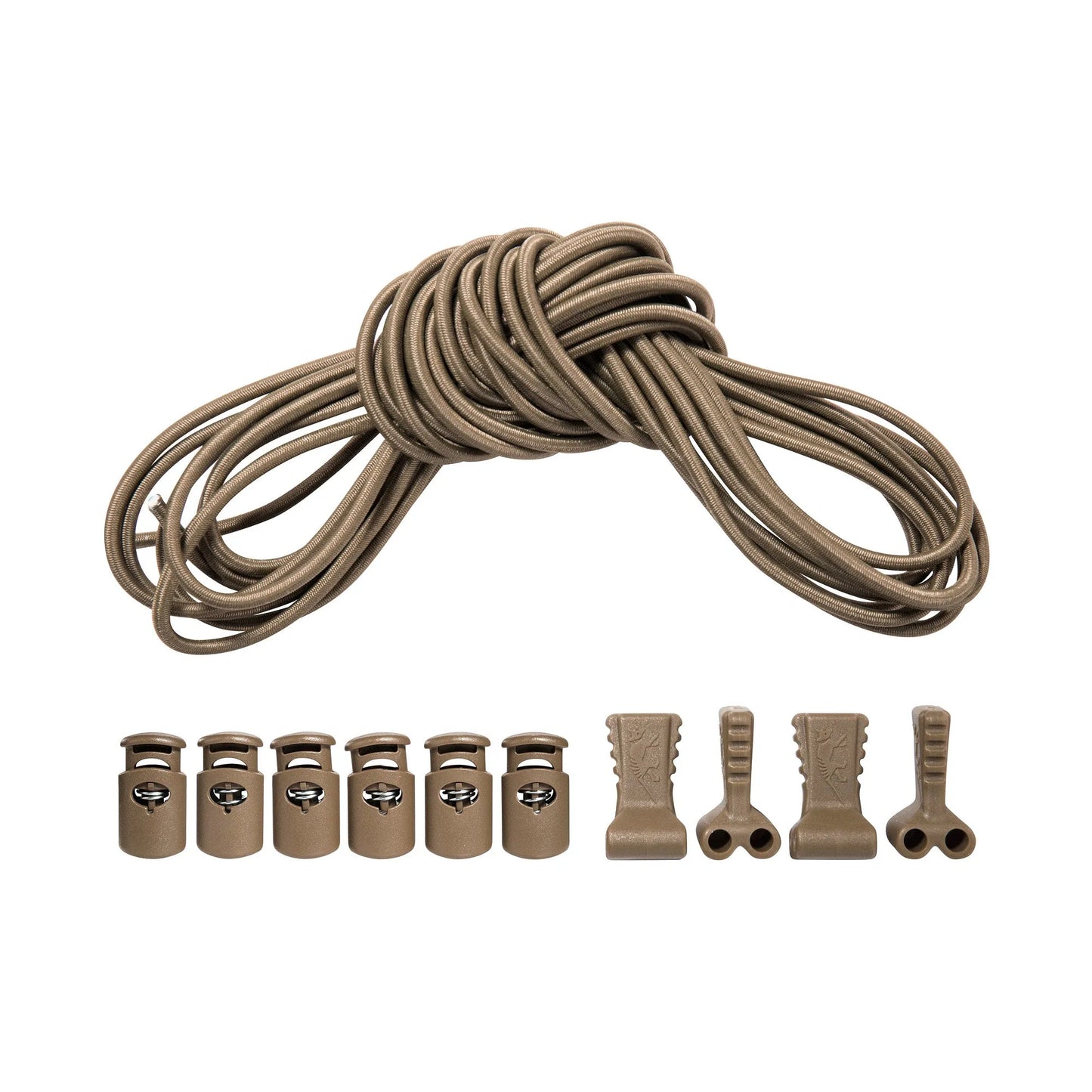 Befestigungs-Set Bungee Cord Tab Set | Coyote