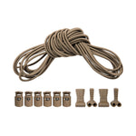 Befestigungs-Set Bungee Cord Tab Set | Coyote