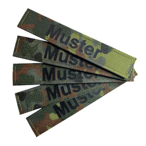 Namensbänder 5er Set Flecktarn
