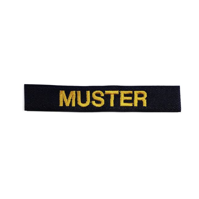 Namensbänder 5er Set Navy