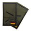 BW Rangabzeichen International bedruckt Marine Klett für KBS SK Schwarz