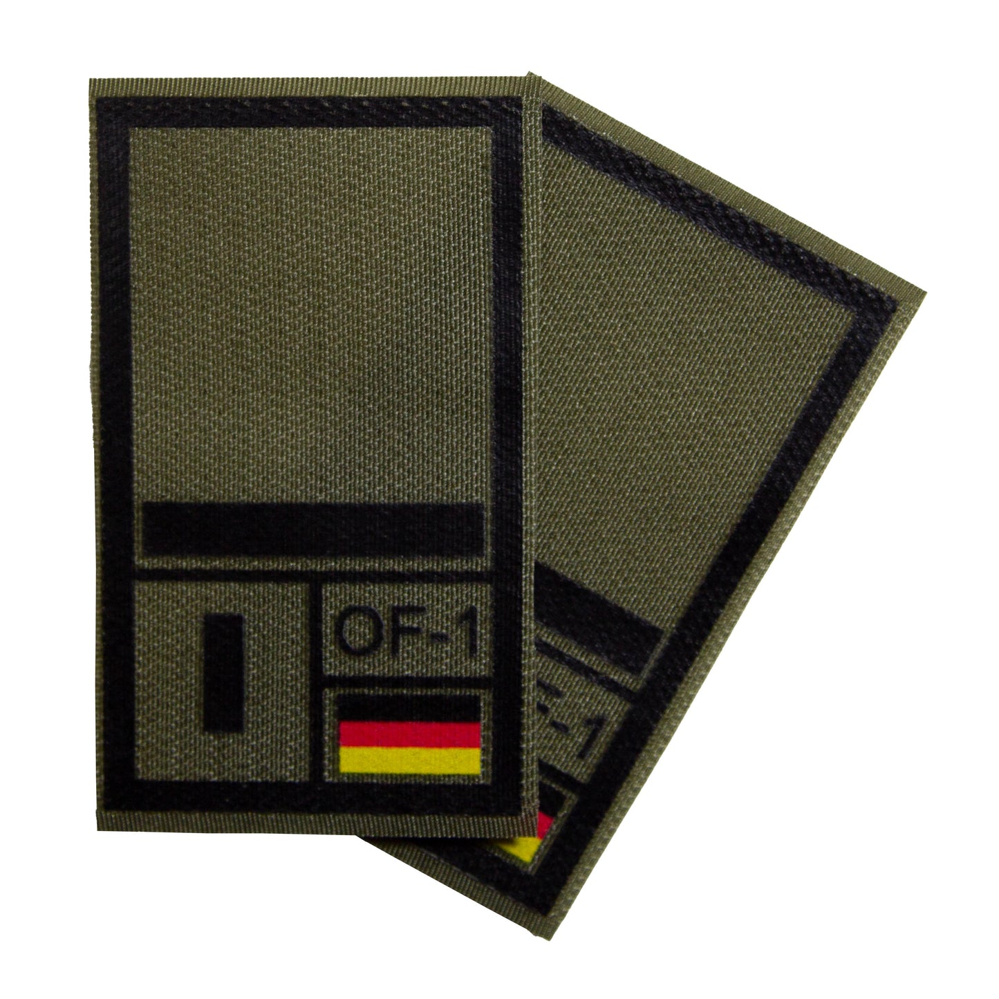 BW Rangabzeichen International bedruckt Marine Klett für KBS SK Schwarz