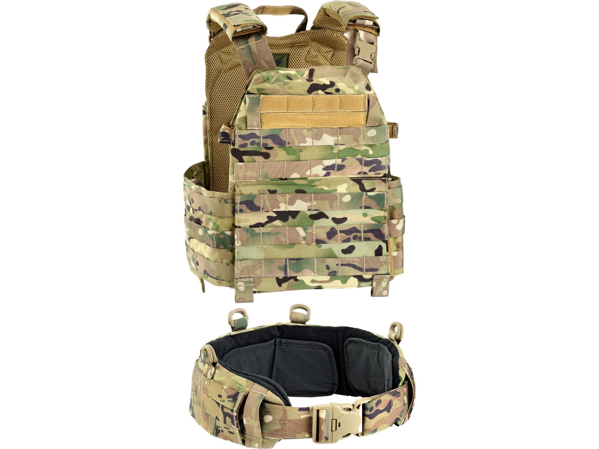 Plattenträger Tactical Vest mit Gürtel