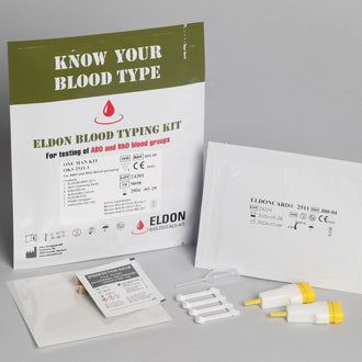 Schnelltest Blutgruppe One Man Kit