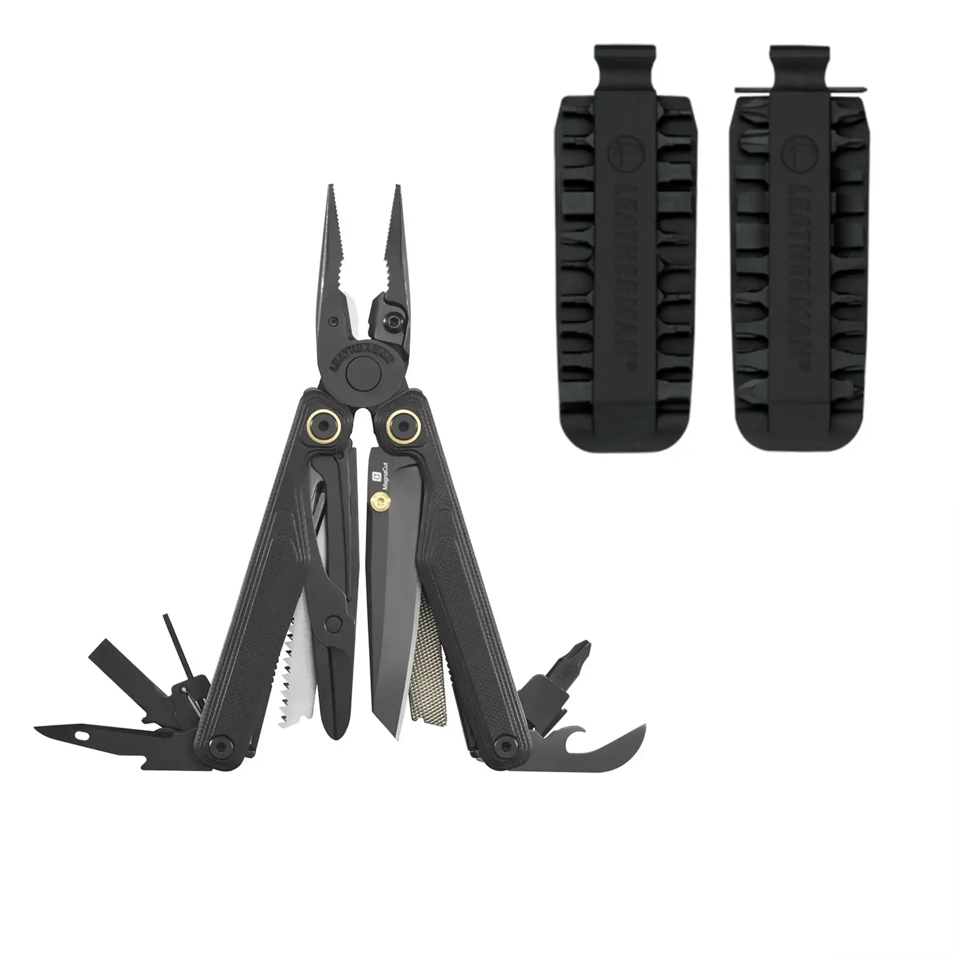 Leatherman Multitool Wave Alpha Obsidian + Bit Kit Bundle - ASMC