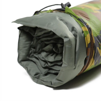 Isomatte selbstaufblasend mit Packsack Oliv DPM-Tarn Gebraucht