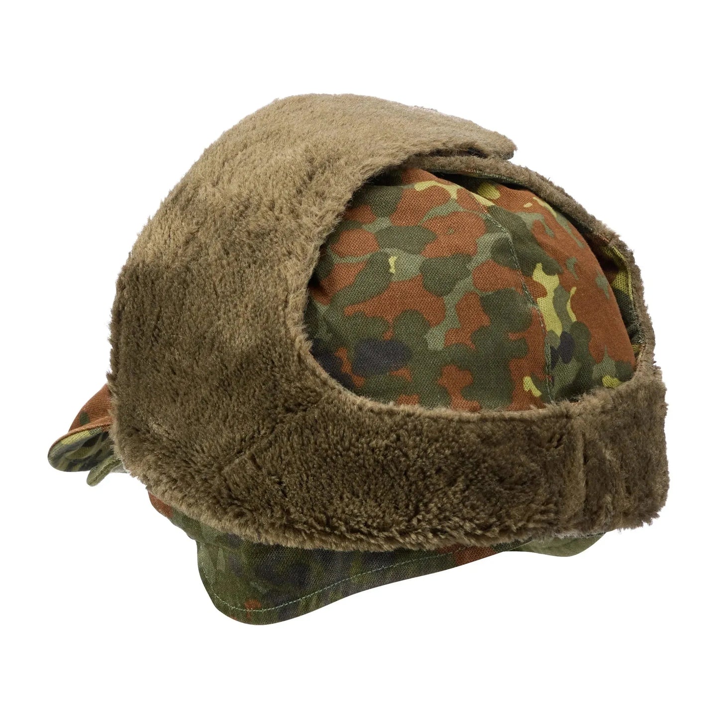 Bundeswehr Original BW Wintermütze flecktarn gebraucht - ASMC