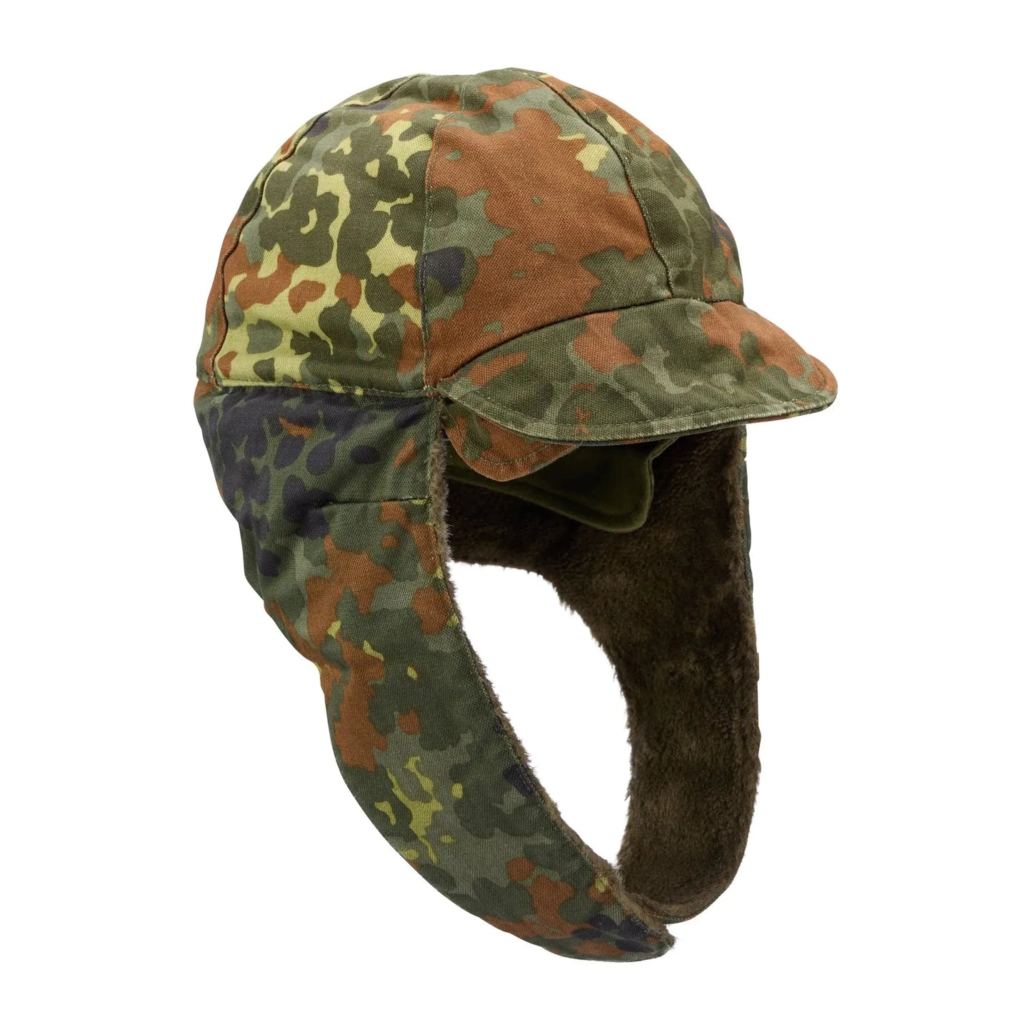 Bundeswehr Original BW Wintermütze flecktarn gebraucht - ASMC