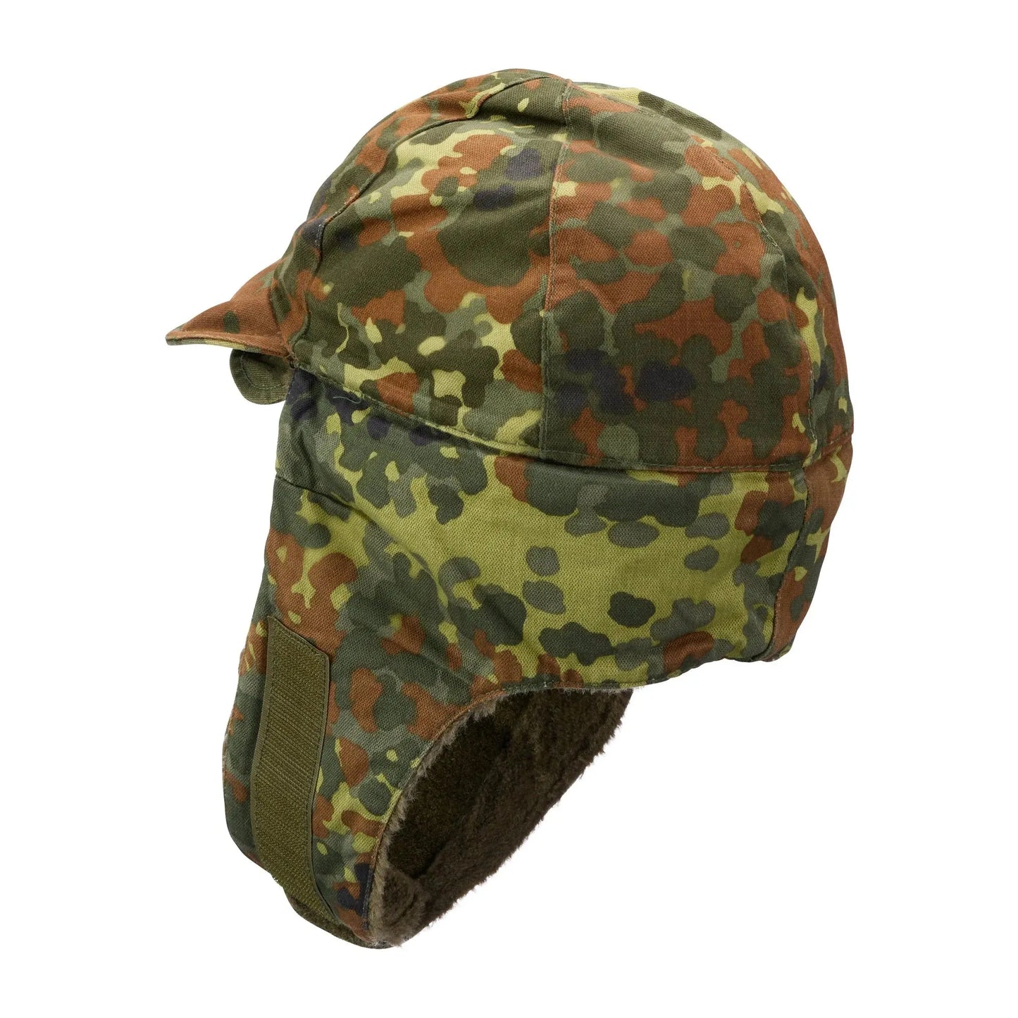Bundeswehr Original BW Wintermütze flecktarn gebraucht - ASMC