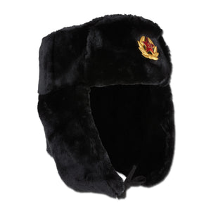 MFH Russische Fellmütze mit Abzeichen - ASMC