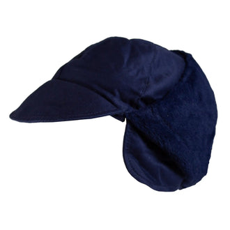 bonnet d'hiver bleu de l'armée allemande d'occasion