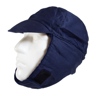 bonnet d'hiver bleu de l'armée allemande d'occasion