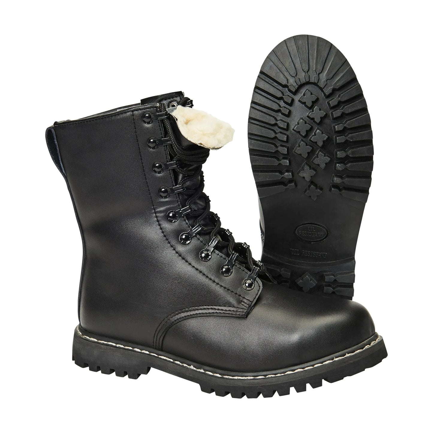 Brandit Brandit Springerstiefel mit Stahlkappe und Futter schwarz - ASMC