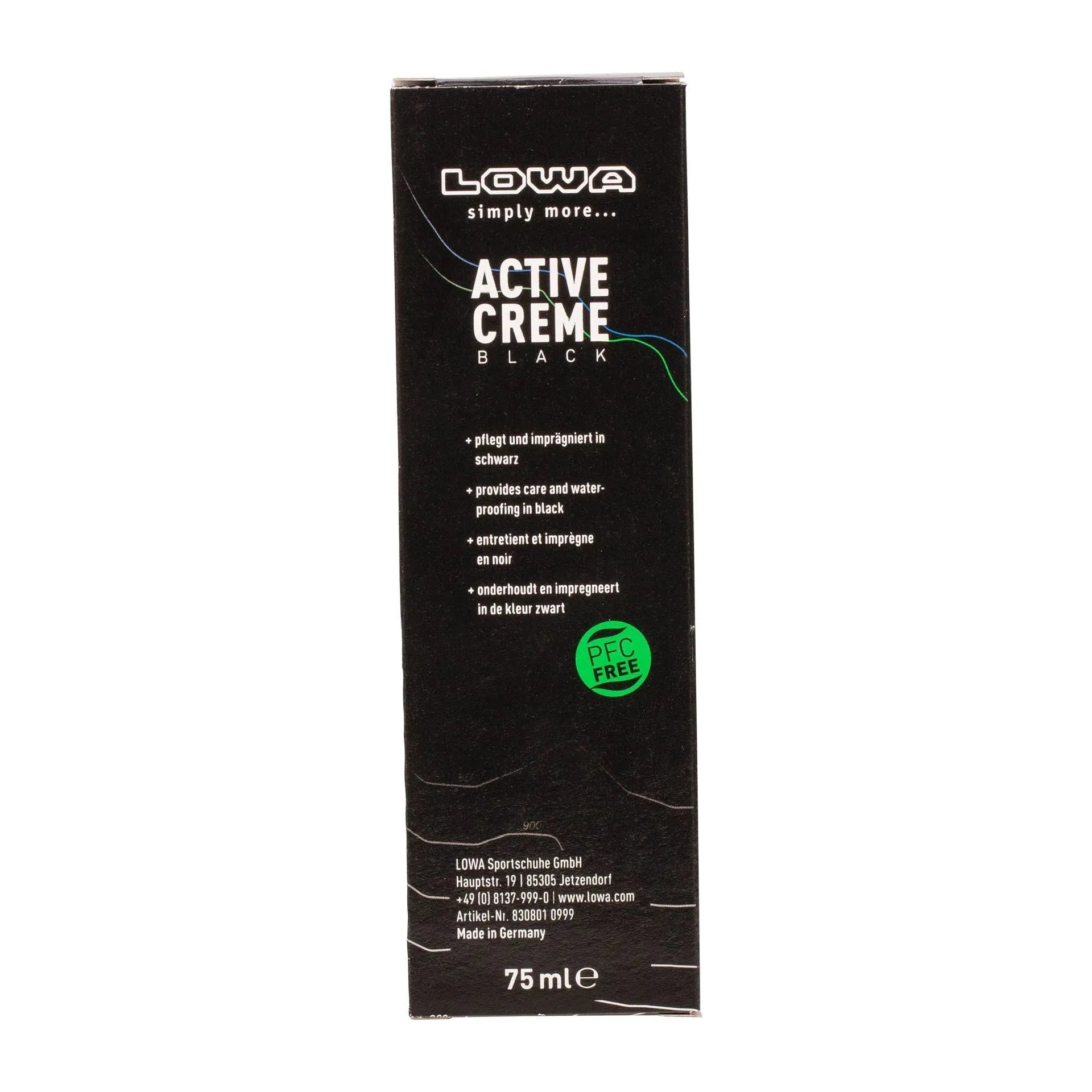 Schuhcreme Active Creme 75 ml schwarz