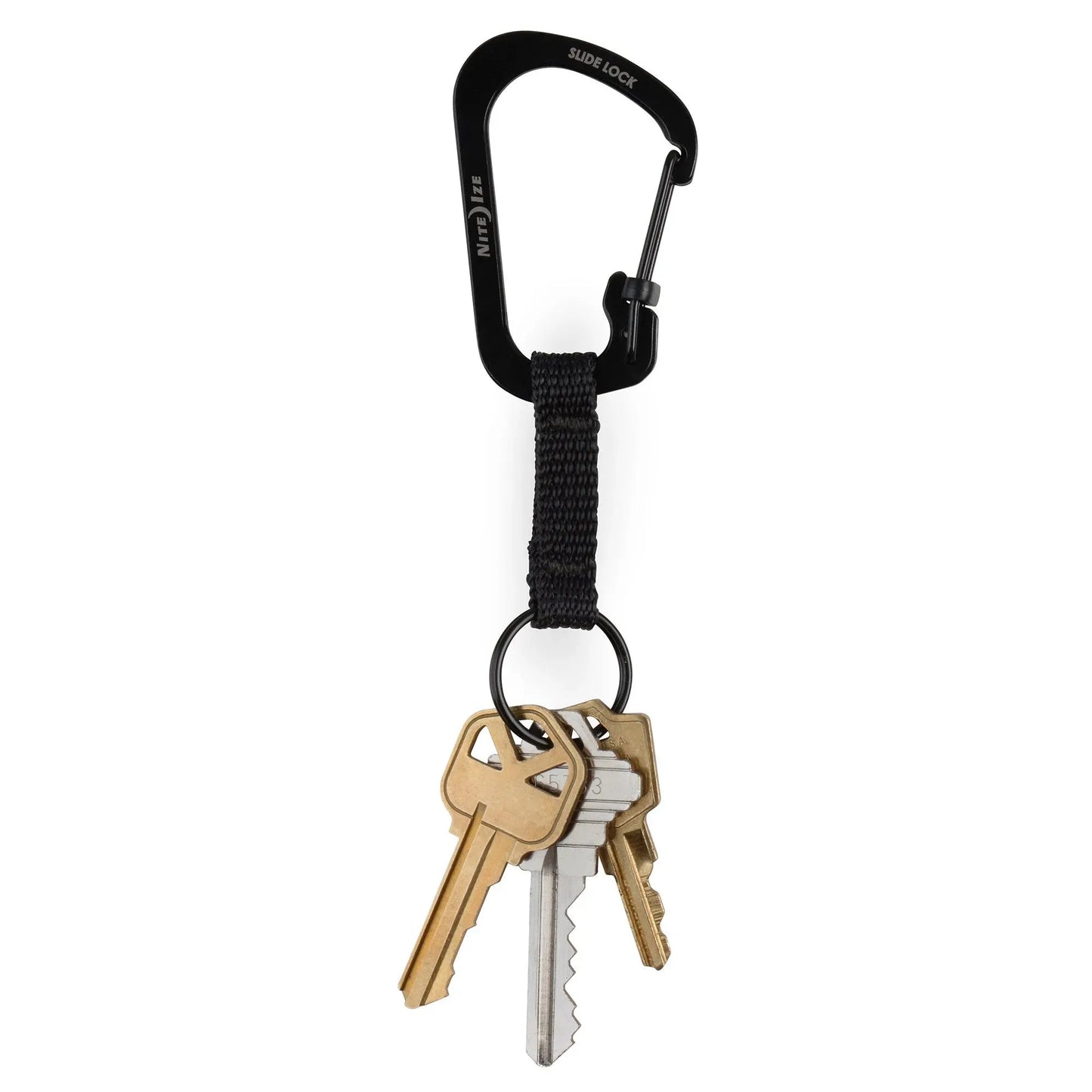 Nite Ize Schlüsselanhänger SlideLock Key Ring Gr. 3 - ASMC