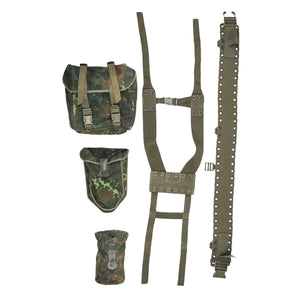 Bundeswehr Original BW Tragesatz 5-teilig gebraucht flecktarn - ASMC