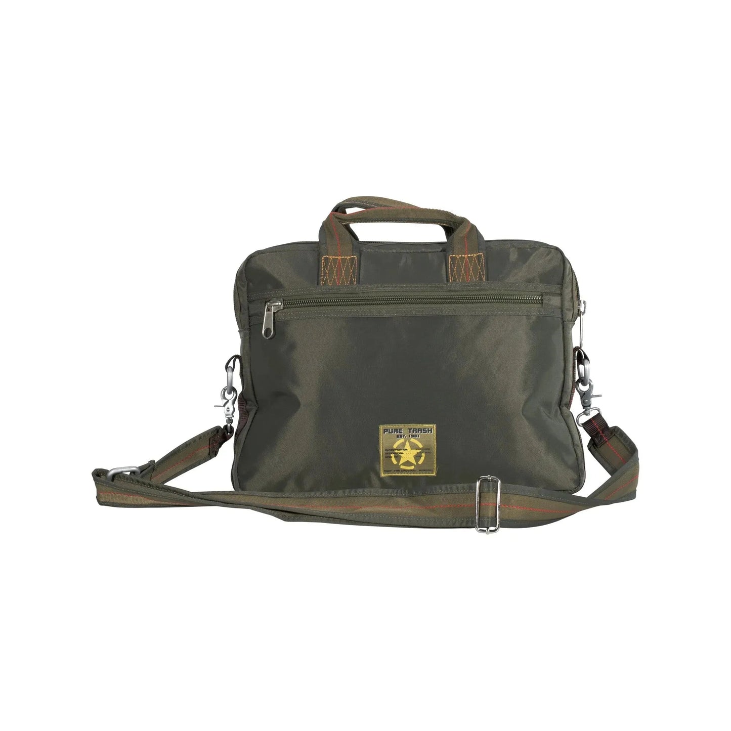Handtasche Karabiner groß oliv