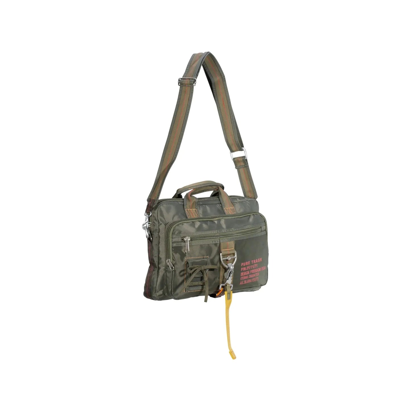 Pure Trash Handtasche Karabiner groß Pure Trash oliv - ASMC