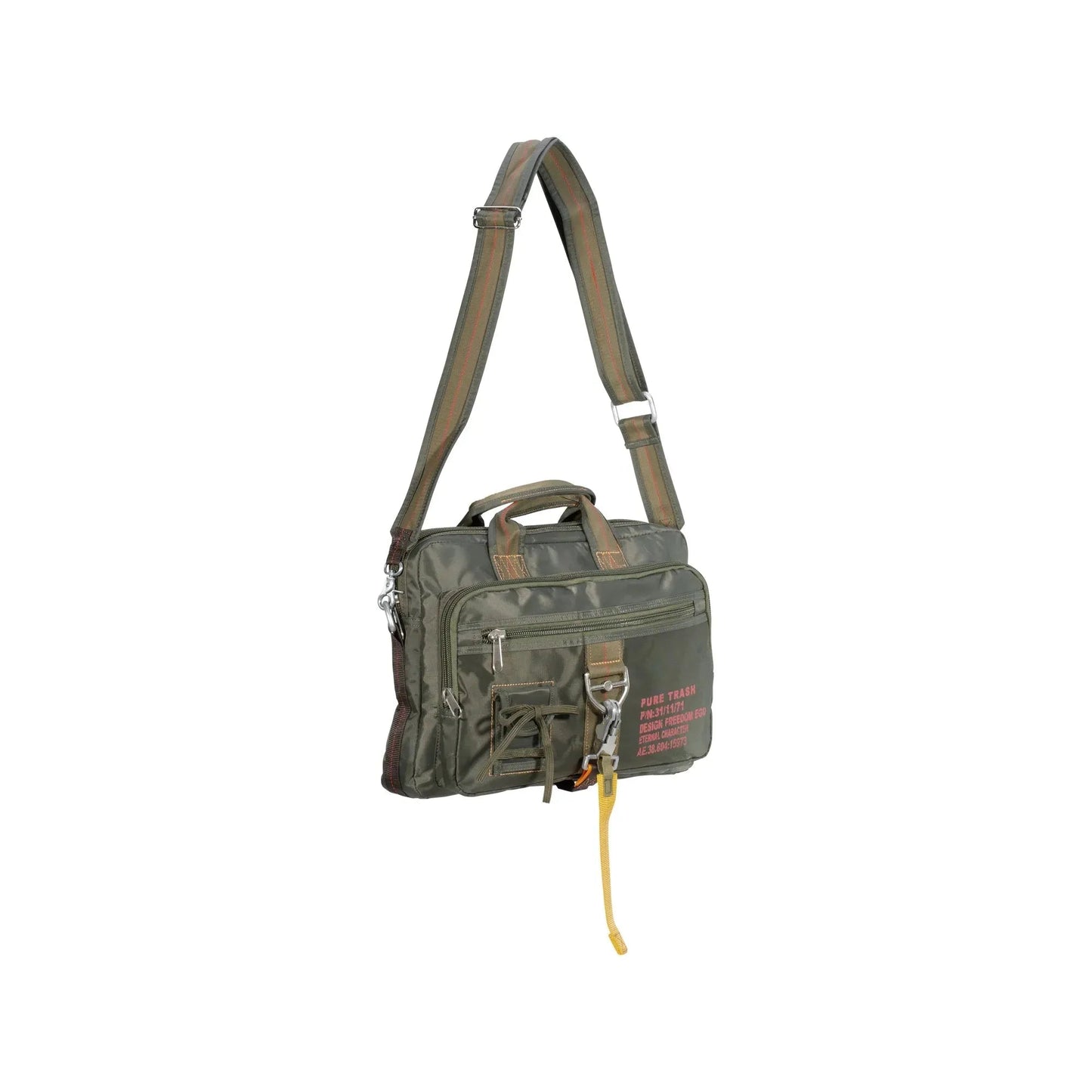 Handtasche Karabiner groß oliv