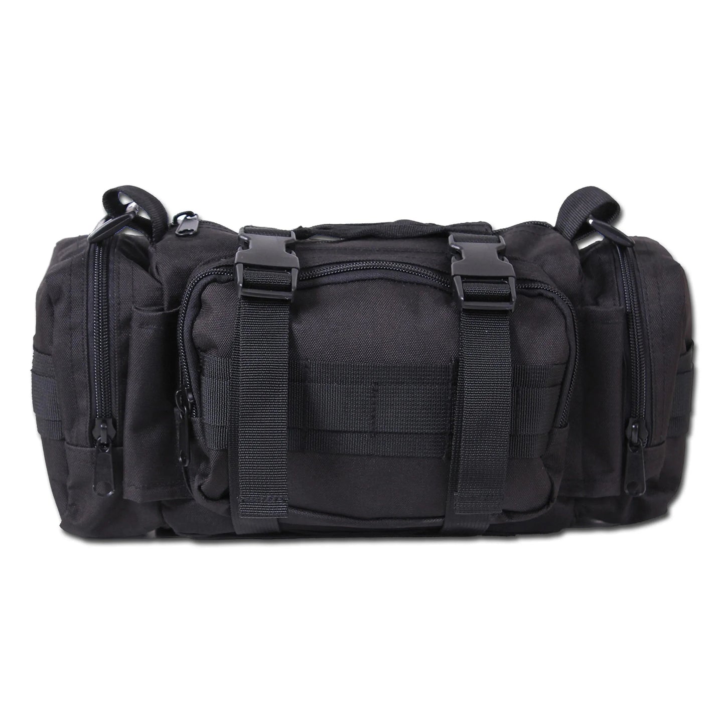 Schultertasche  Tactical schwarz
