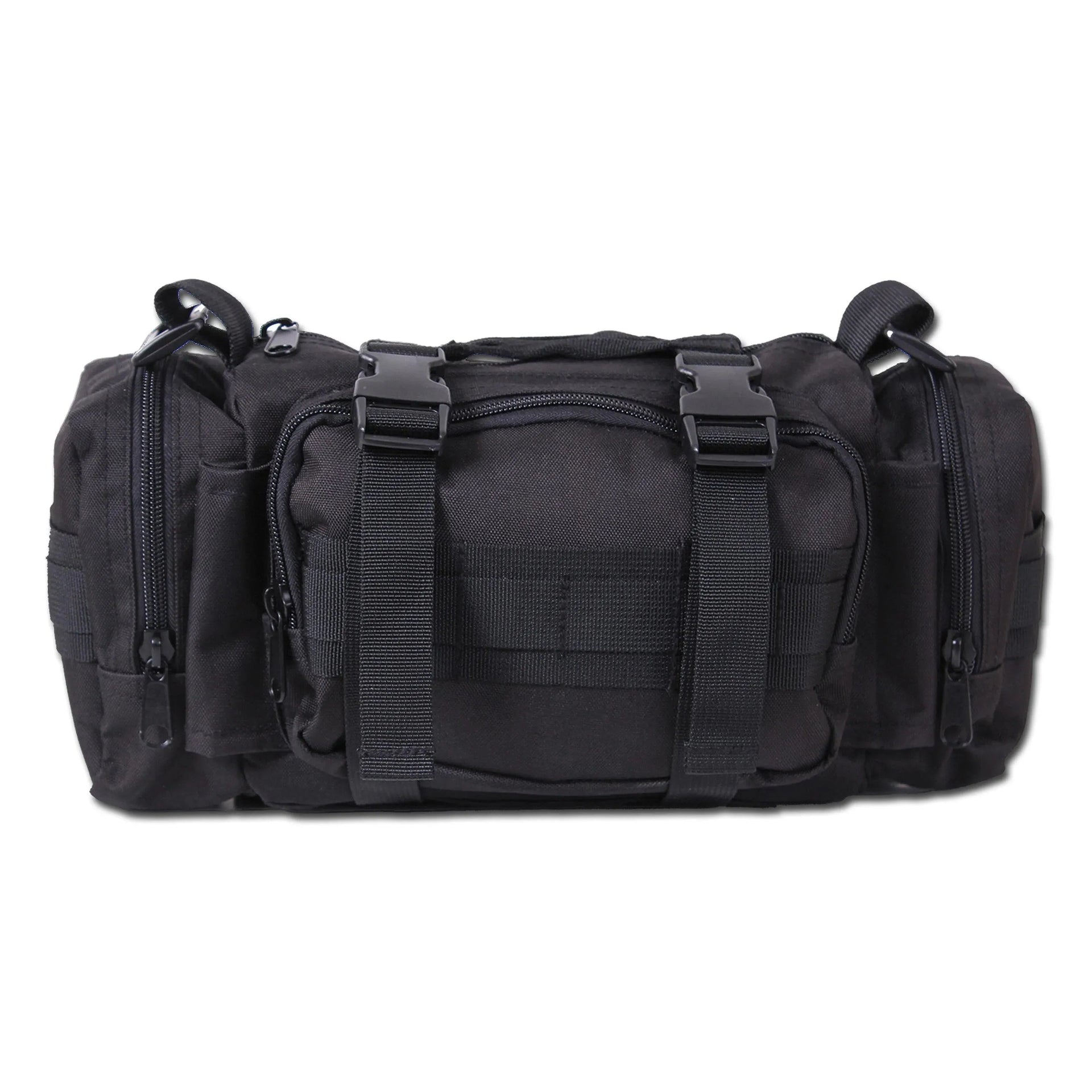 Schultertasche  Tactical schwarz