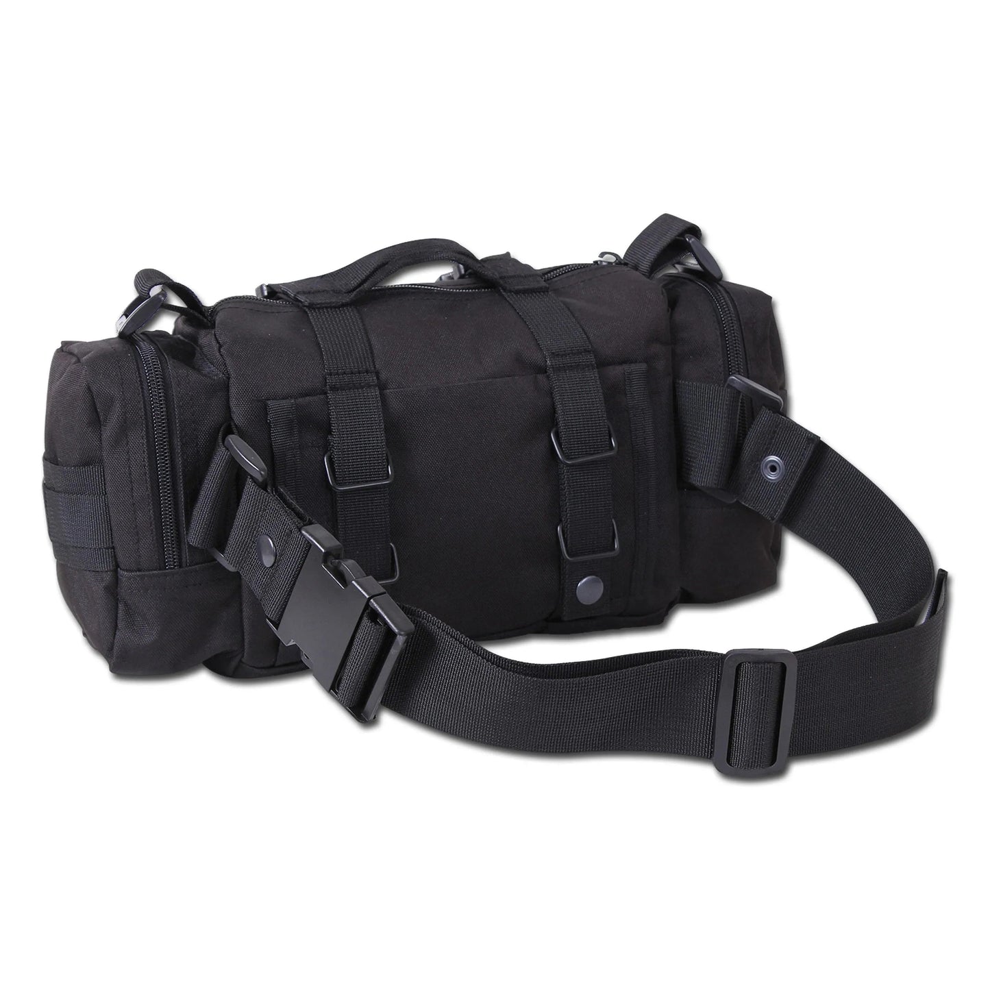 Schultertasche  Tactical schwarz