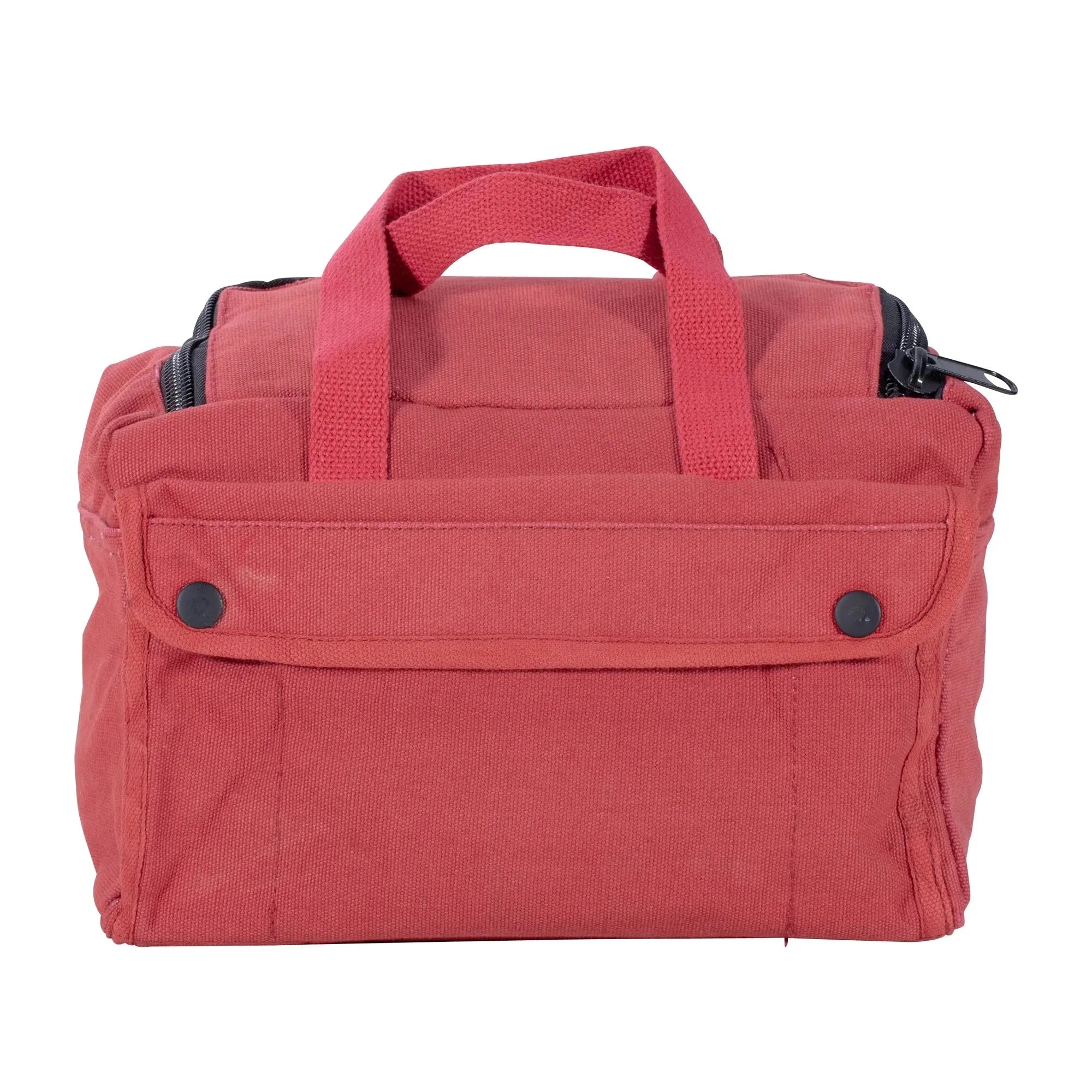 Tomishi Friseur-Werkzeugtasche Aus Echtem Leder – Rot, Mit Scherenfächern, Handyfach & Verstellbarem Gürtel, 15x19 Cm