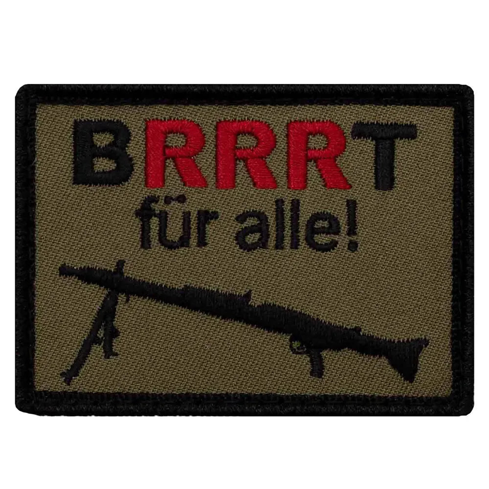 Café Viereck Patch Brrrt für alle - ASMC