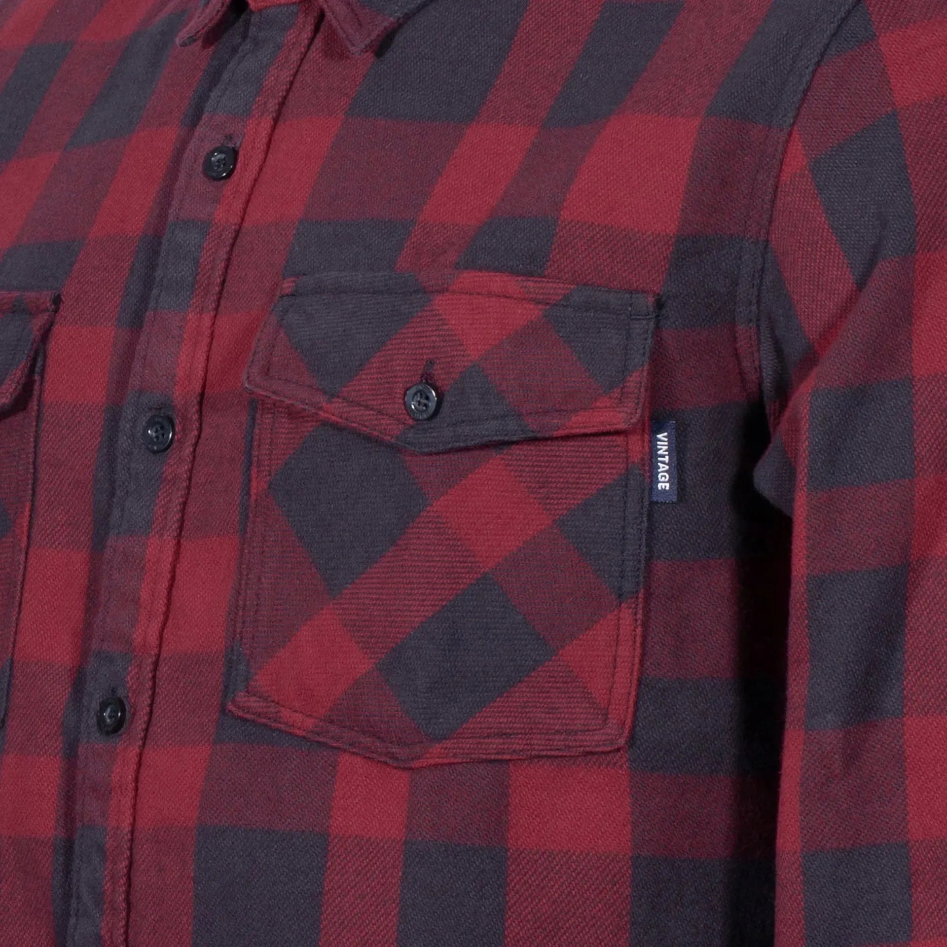 Vintage Industries Hemd Globe Heavyweight Shirt - ASMC