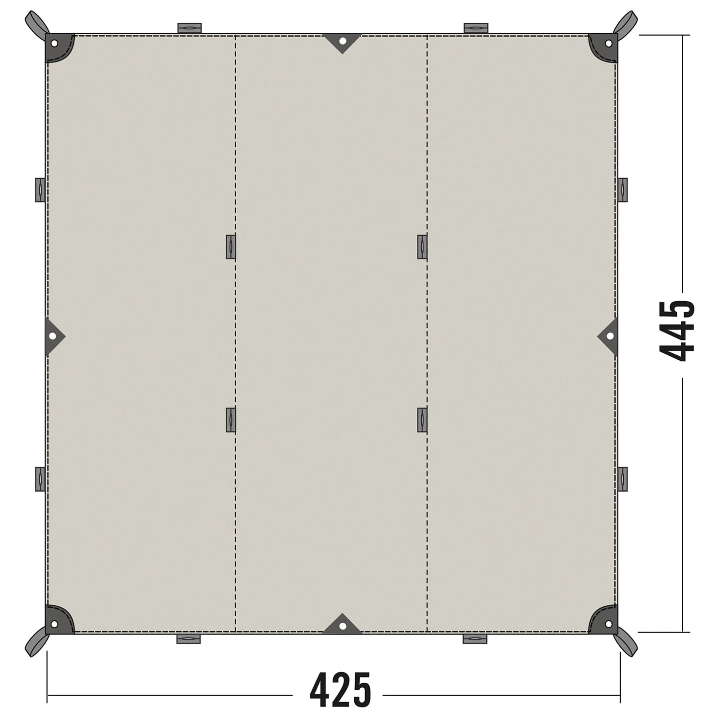 Tatonka Tatonka Sonnensegel Tarp 1 TC sand beige - ASMC