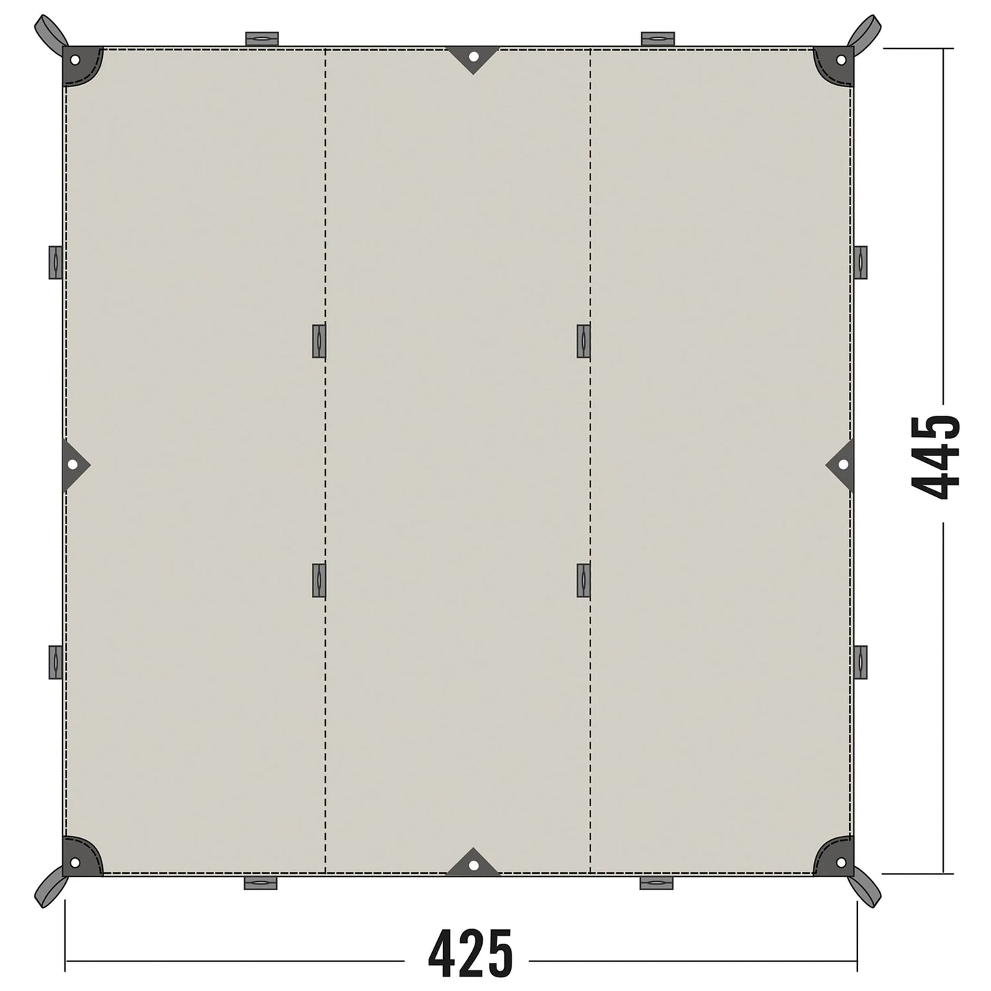 Sonnensegel Tarp 1 TC sand beige
