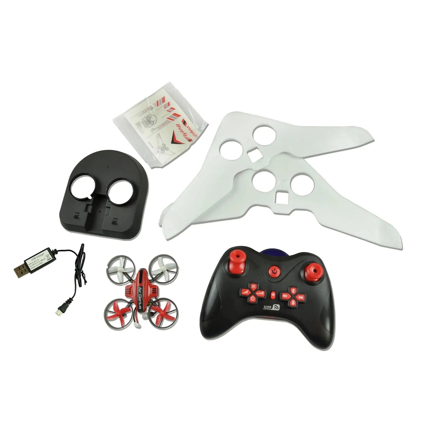 Drohne Air Genius weiß rot
