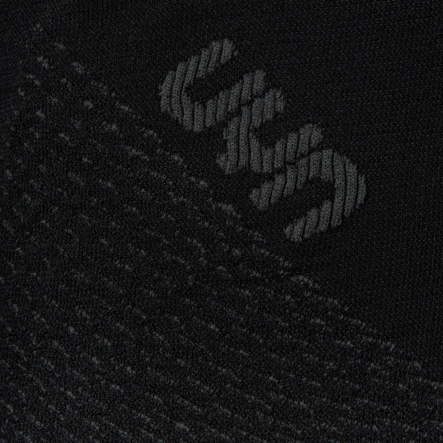 Longsleeve Fusyon Merino Männer schwarz anthrazit